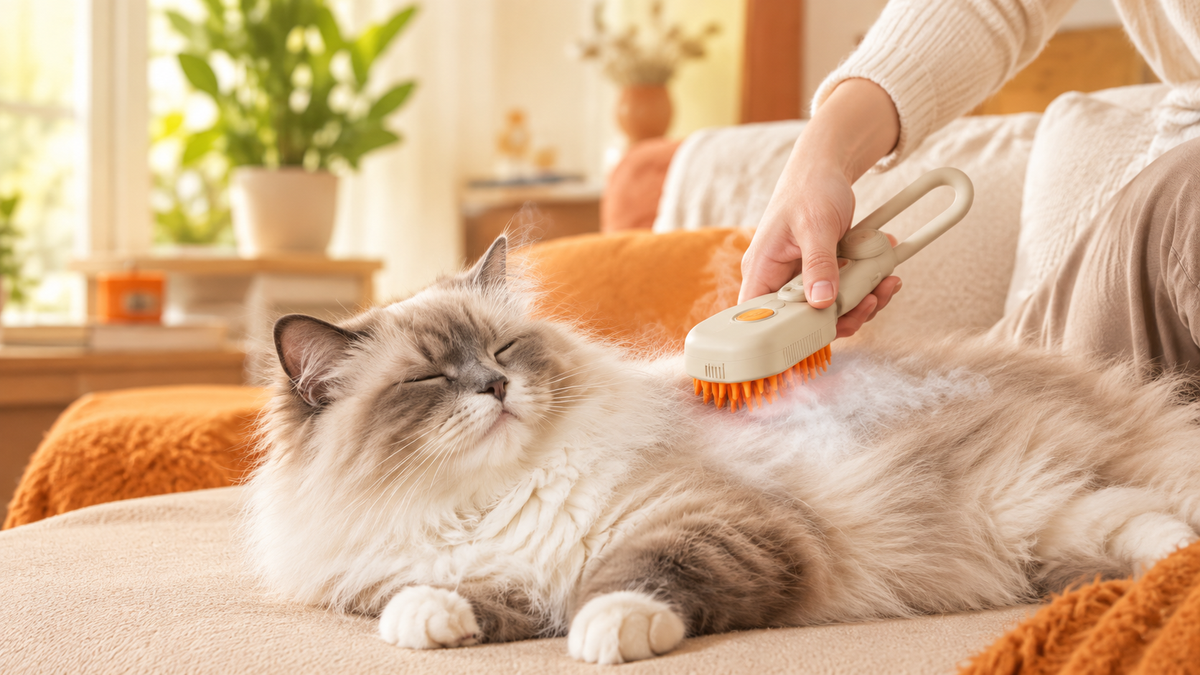 Brosse à Vapeur VapoPet – Toilettage Chat & Chien