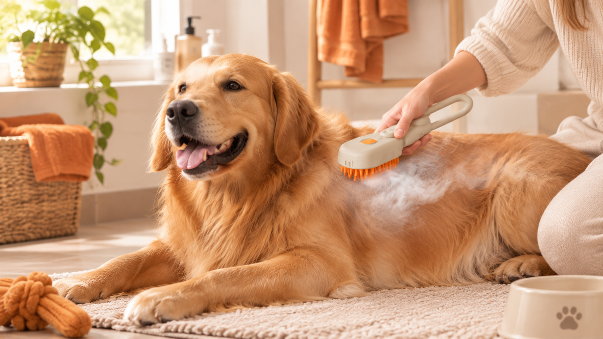 Brosse à Vapeur VapoPet – Toilettage Chat & Chien